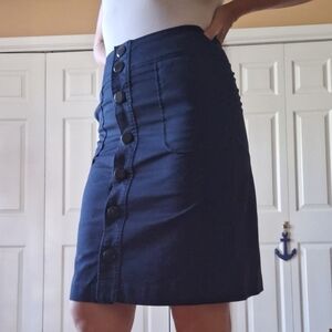 Navy Blue Grace Elements A-Line Skirt sz. 4
